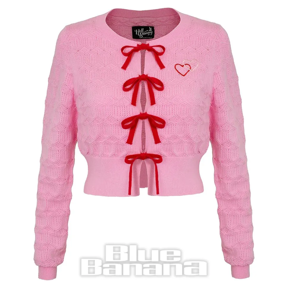 Hell Bunny Lucie Cardigan (Pink)