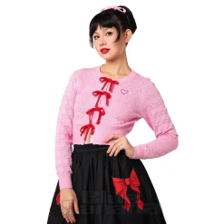 Hell Bunny Lucie Cardigan (Pink)