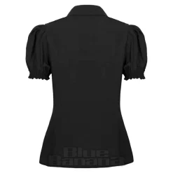 Hell Bunny Mischief Blouse (Black)
