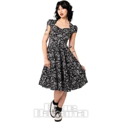 Hell Bunny Mischief Midi Dress (Black)