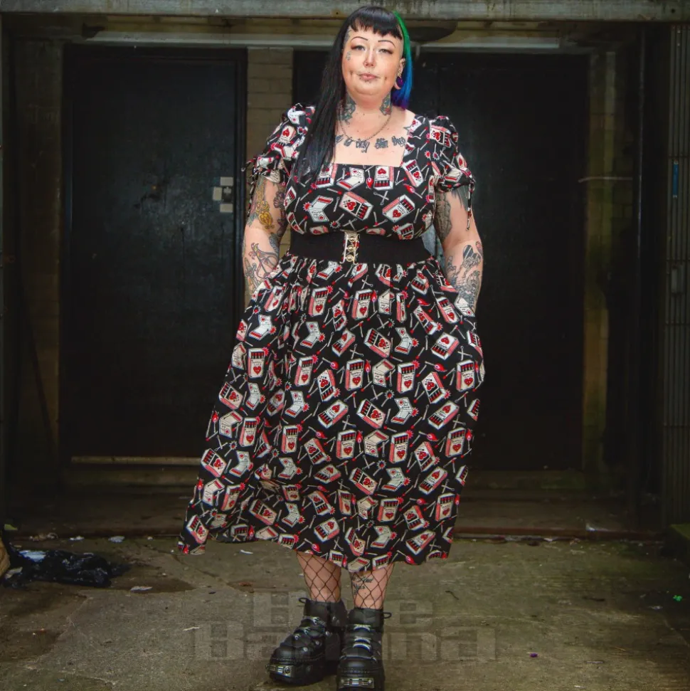 Hell Bunny Perfect Match Maxi Dress (Black)