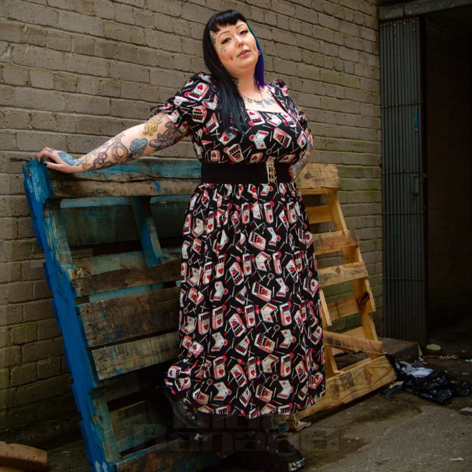 Hell Bunny Perfect Match Maxi Dress (Black)