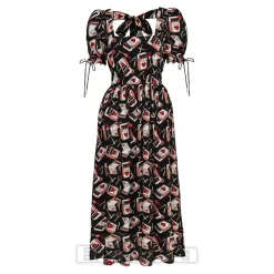 Hell Bunny Perfect Match Maxi Dress (Black)
