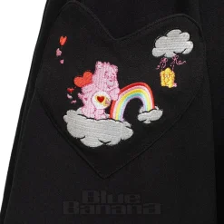 Hell Bunny X Care Bear Love-A-Lot Skirt (Black)