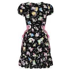 Hell Bunny X Care Bear Roxi Care Bears Dress (Black)
