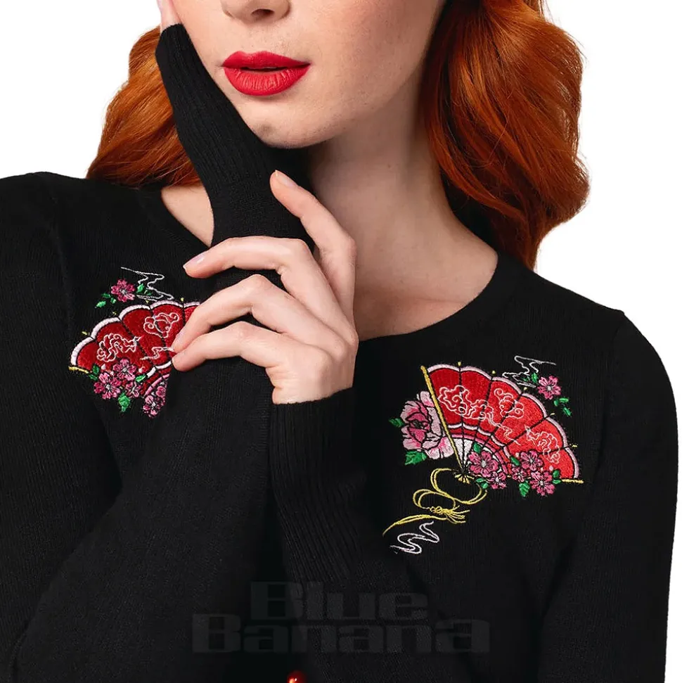 Hell Bunny Yuna Cardigan (Black)