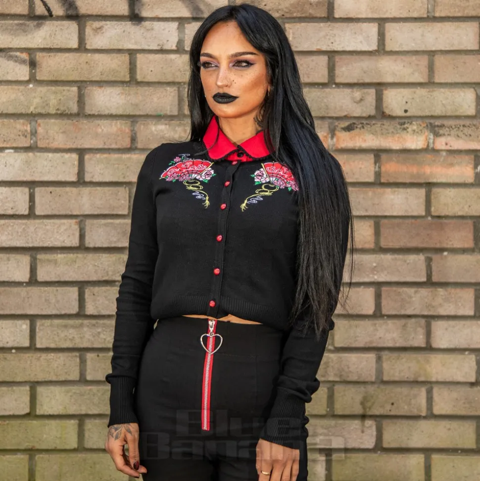 Hell Bunny Yuna Cardigan (Black)