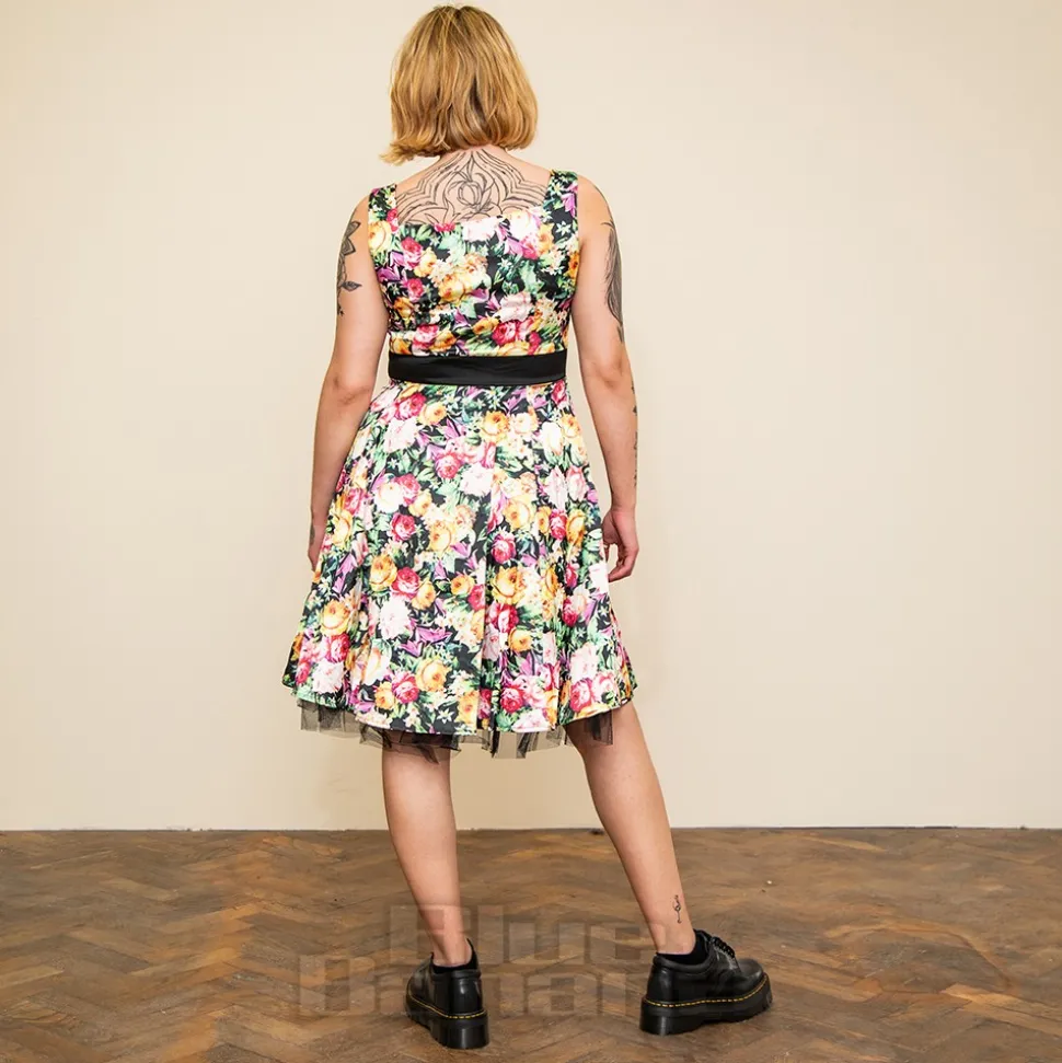 H&R London Night Bloom Dress (Multicolour)