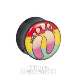 Ikon Acrylic Feet Plug 6-20mm (Multicoloured)