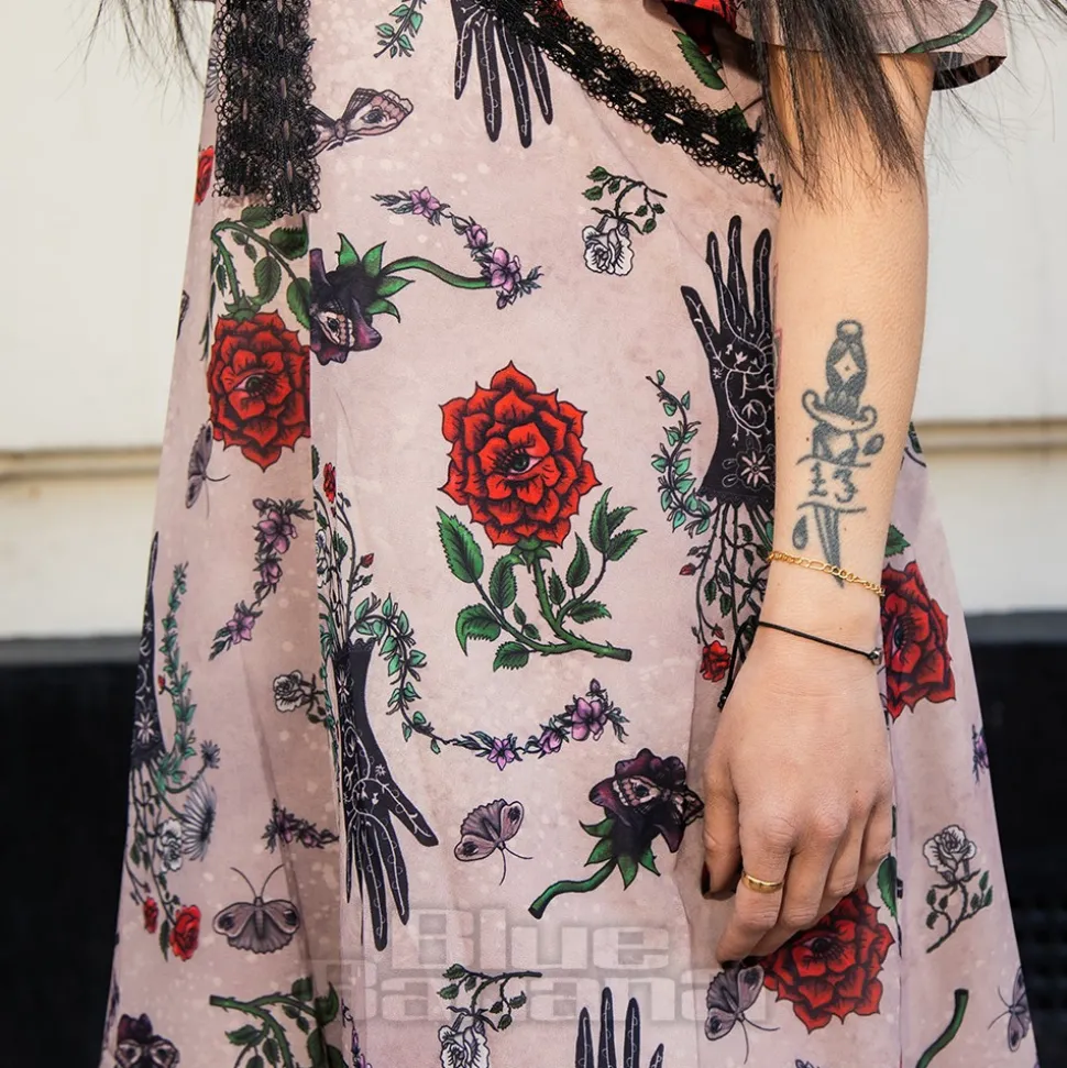Jawbreaker Flower Spirit Mini Dress (Multicoloured)