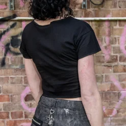 Jawbreaker Lilith Crop T-Shirt (Black)
