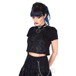 Jawbreaker Lilith Crop T-Shirt (Black)