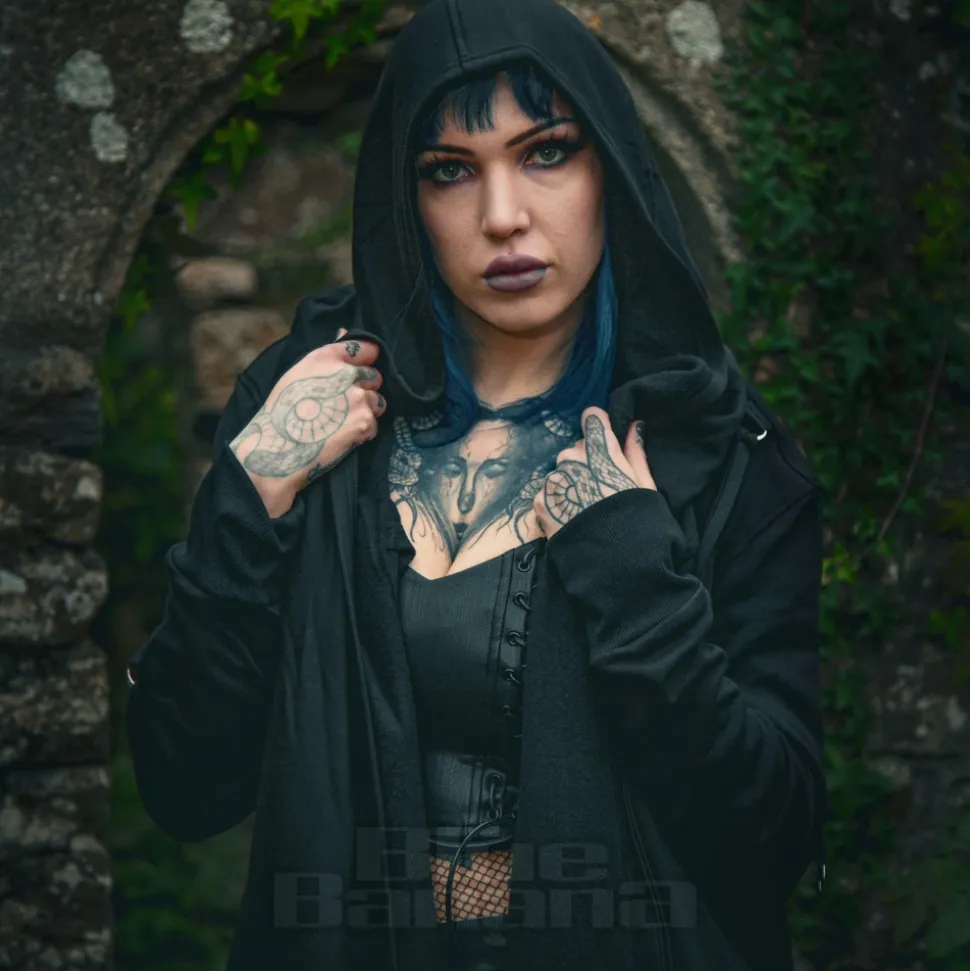 Killstar Assassins Hooded Cardigan (Black)