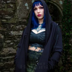 Killstar Assassins Hooded Cardigan (Black)
