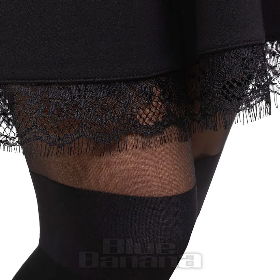 Killstar Draculana Skater Mini Dress (Black)