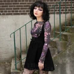 Killstar Juniper's Ballad Underbust Mini Dress (Black)