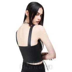 Killstar Nyxian Corset Top (Black)