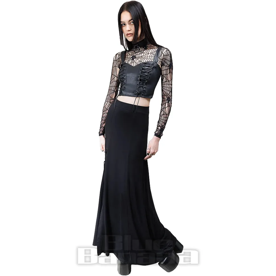 Killstar Nyxian Corset Top (Black)