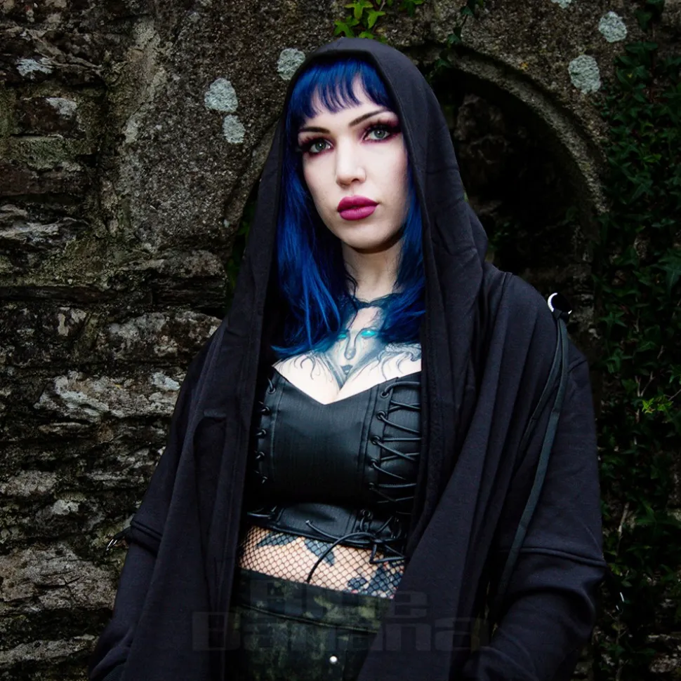 Killstar Nyxian Corset Top (Black)