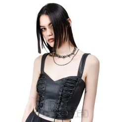 Killstar Nyxian Corset Top (Black)