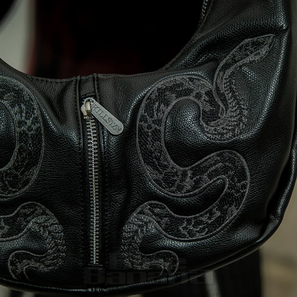 Killstar Silver Bite Handbag (Black)