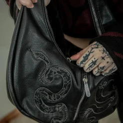 Killstar Silver Bite Handbag (Black)