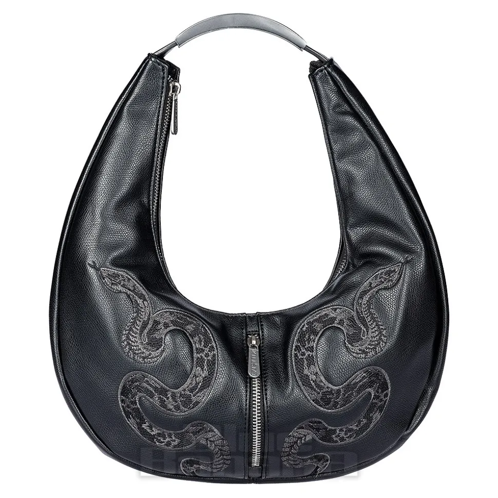 Killstar Silver Bite Handbag (Black)