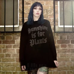Killstar Sunshine Is For Plants Jumper (Black)