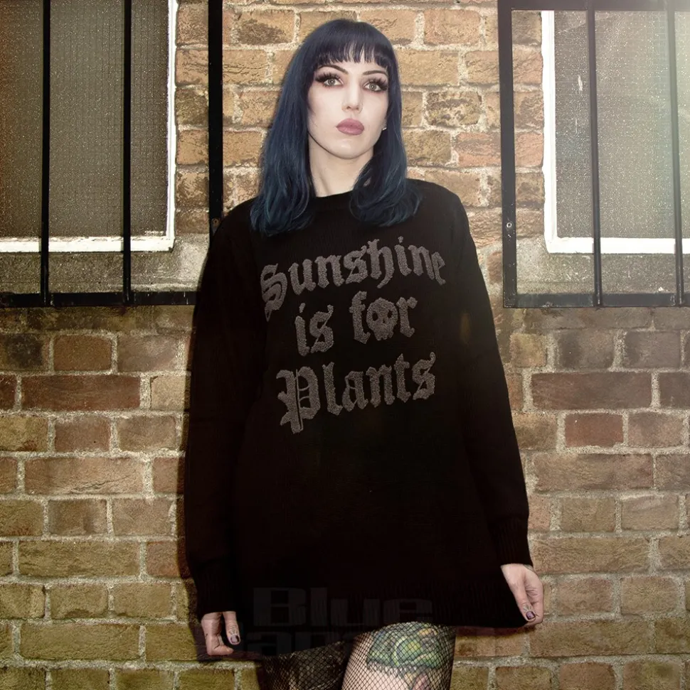 Killstar Sunshine Is For Plants Jumper (Black)