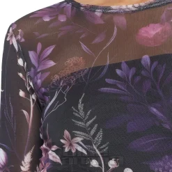 Killstar Wrenwell Mesh Top (Purple)