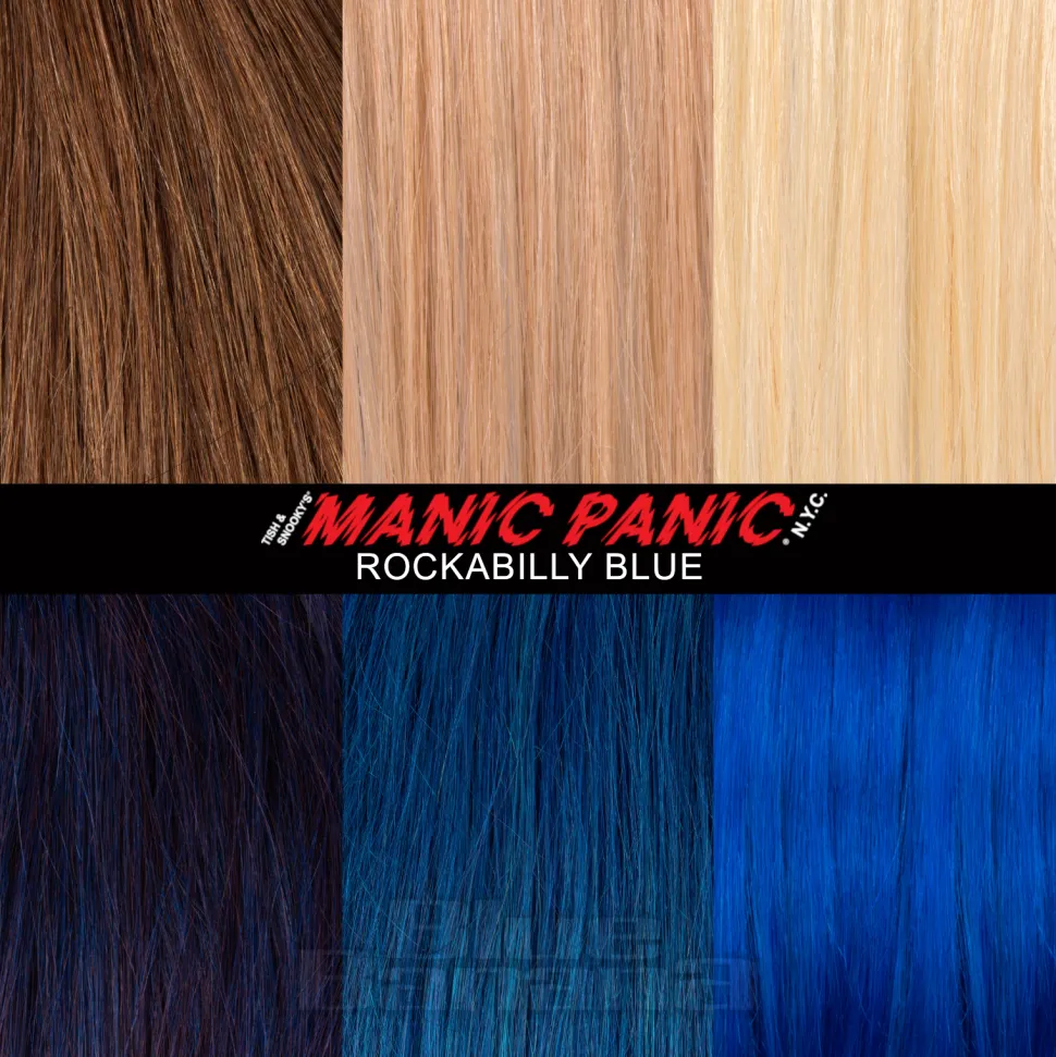 Manic Panic Amplified Semi-Permanent Hair Dye 118ml (Rockabilly Blue)