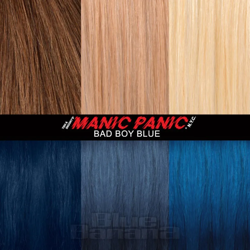 Manic Panic High Voltage Classic Cream Formula Colour Hair Dye 118ml (Bad Boy Blue)