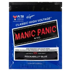 Manic Panic High Voltage Classic Cream Formula Colour Pouch (Rockabilly Blue)