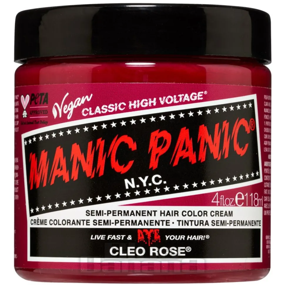 Manic Panic High Voltage Classic Cream Formula Colour Hair Dye 118ml (Cleo Rose)