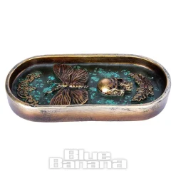 Nemesis Now Death's Head Incense Holder (Blue)