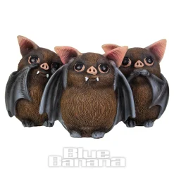 Nemesis Now 3 Wise Bats Figurine (8.5cm)
