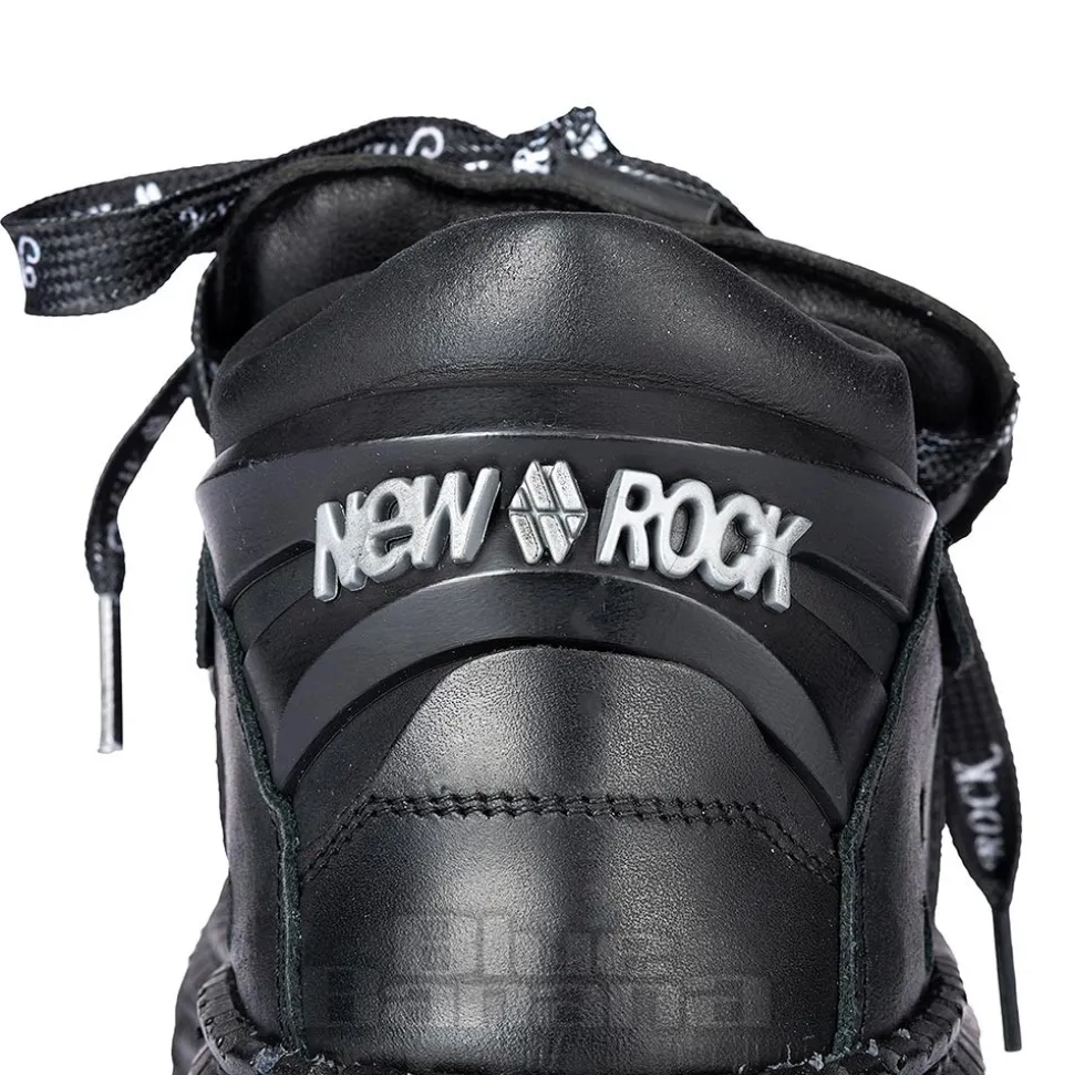 New Rock M-106 C4 Laces Shoe (Black)