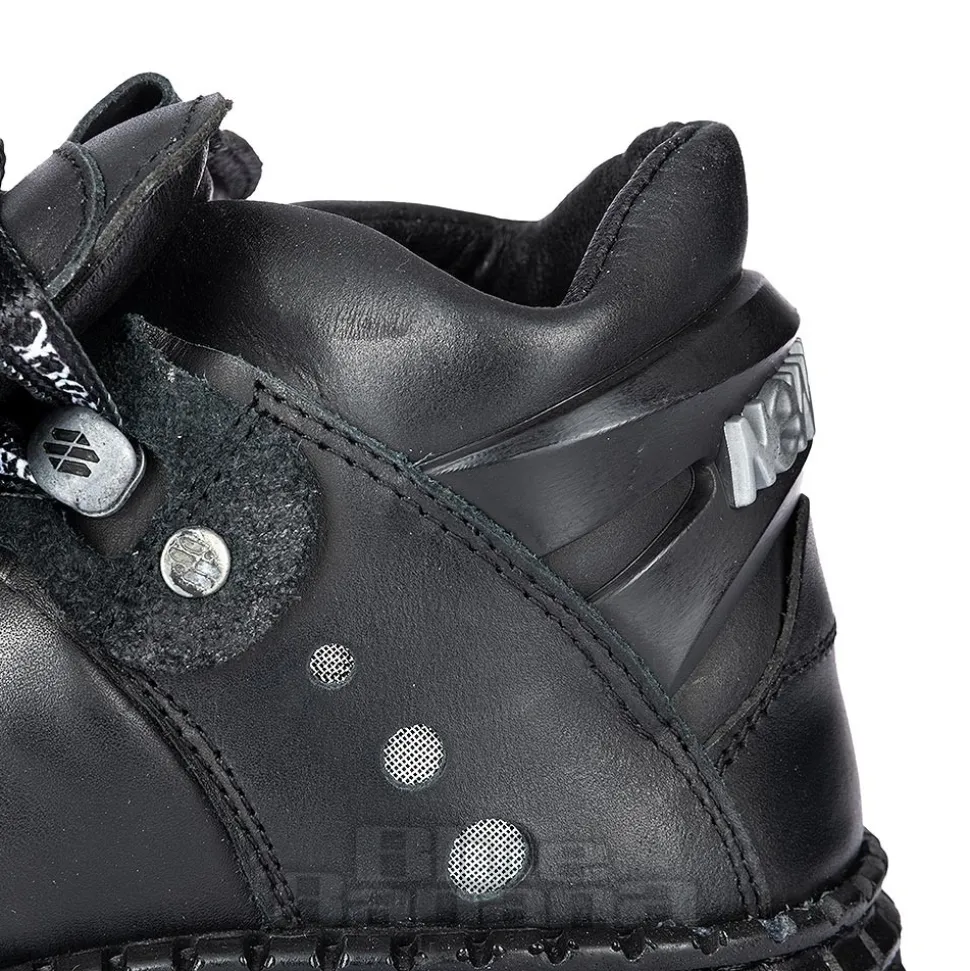 New Rock M-106 C4 Laces Shoe (Black)