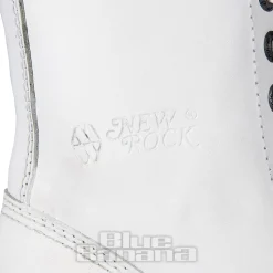 New Rock Metallic M.MILI083C-C7 Boots (White)