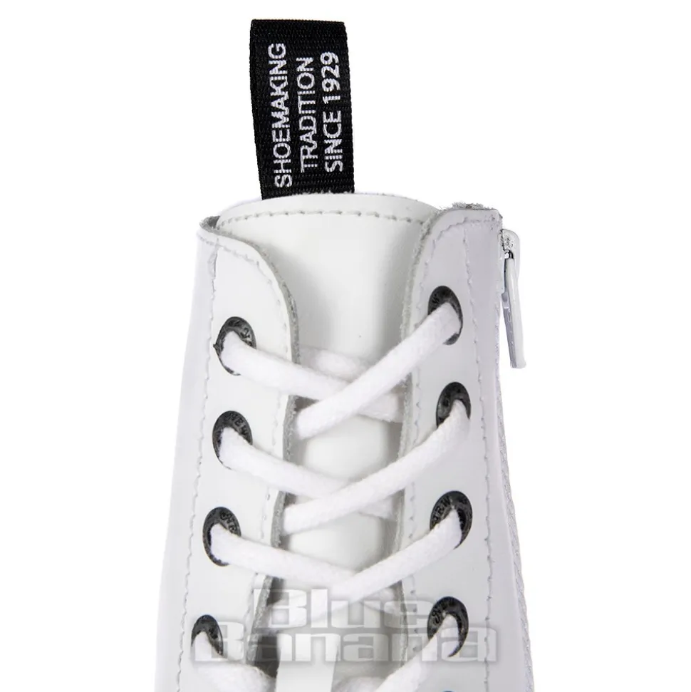 New Rock Metallic M.MILI083C-C7 Boots (White)