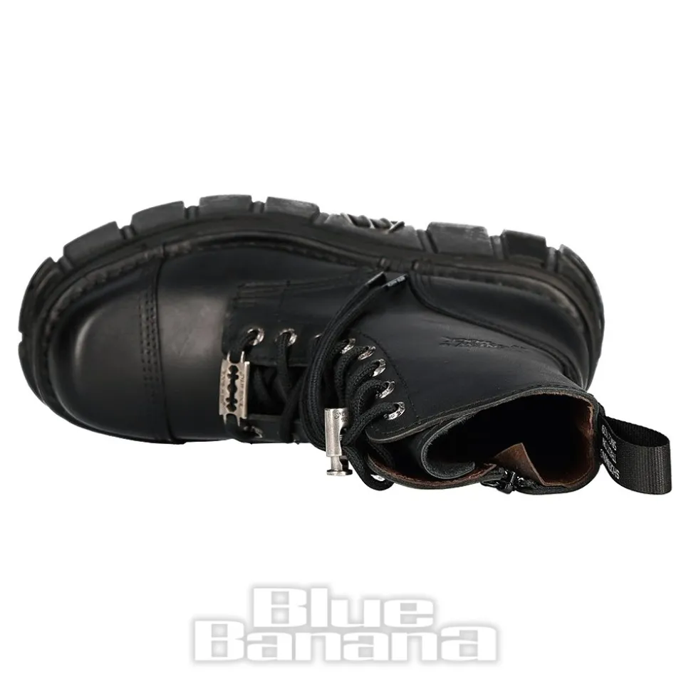 New Rock M.NEWMILI083-S21 Core Boots (Black)