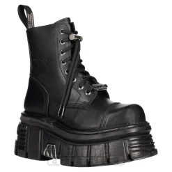 New Rock M.NEWMILI083-S21 Core Boots (Black)
