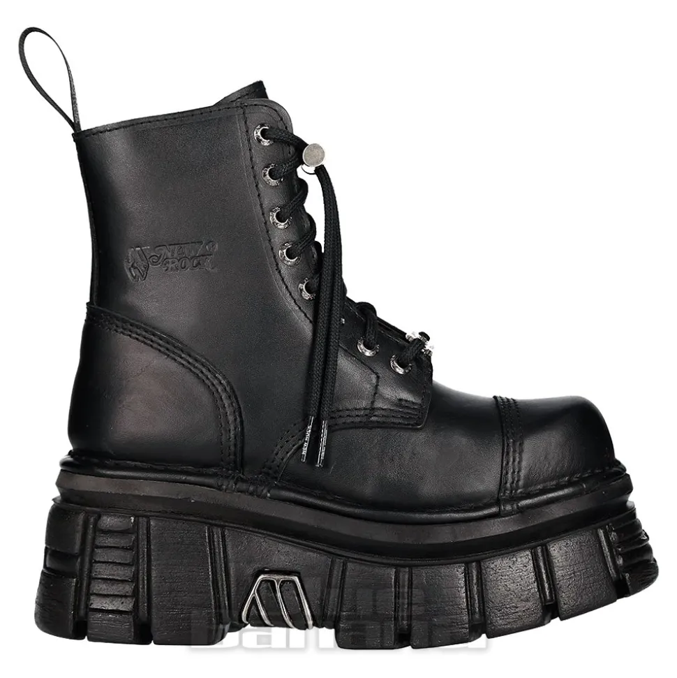 New Rock M.NEWMILI083-S21 Core Boots (Black)