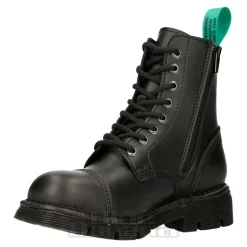 New Rock M-NEWMILI083-VS1 Vegan Military Boots (Black)