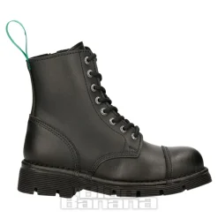 New Rock M-NEWMILI083-VS1 Vegan Military Boots (Black)