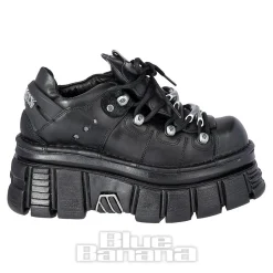 New Rock M.120N-S17 Tower Platform Shoes (Black)