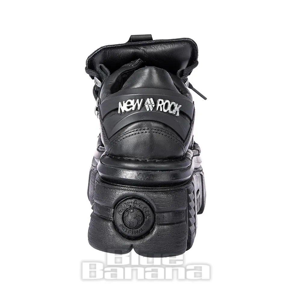 New Rock M.120N-S17 Tower Platform Shoes (Black)
