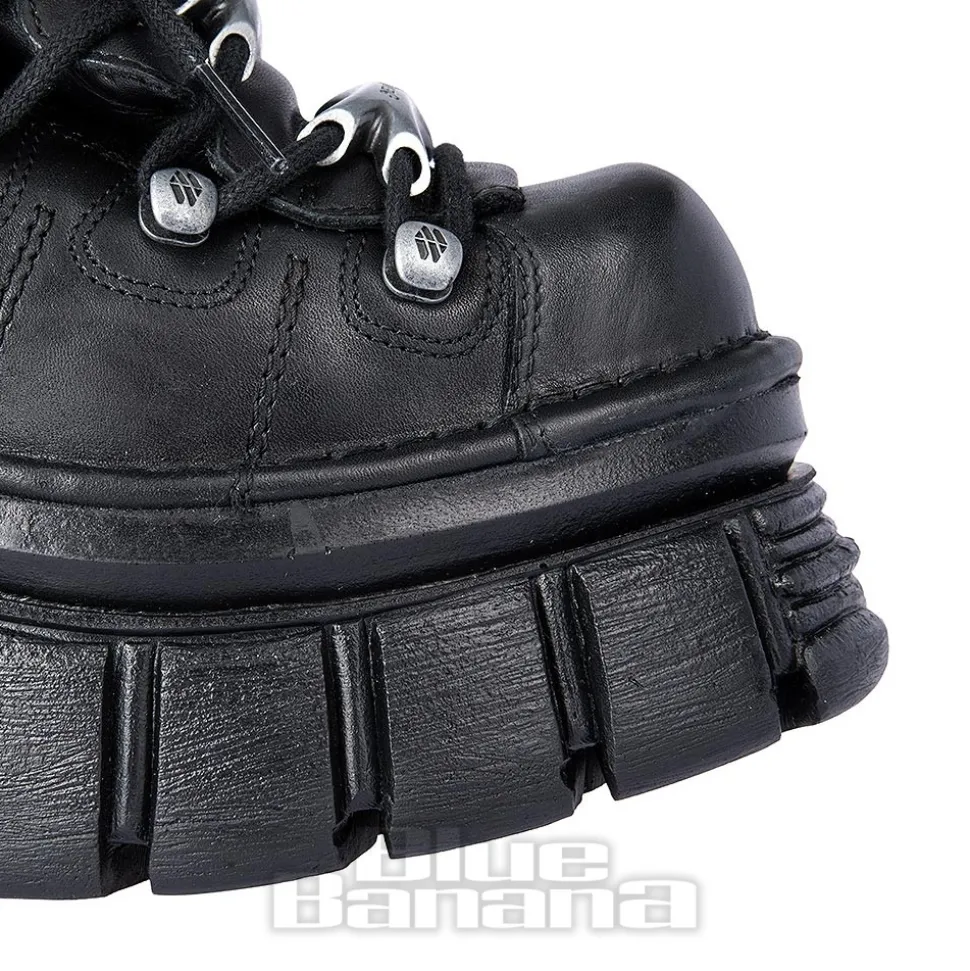 New Rock M.120N-S17 Tower Platform Shoes (Black)