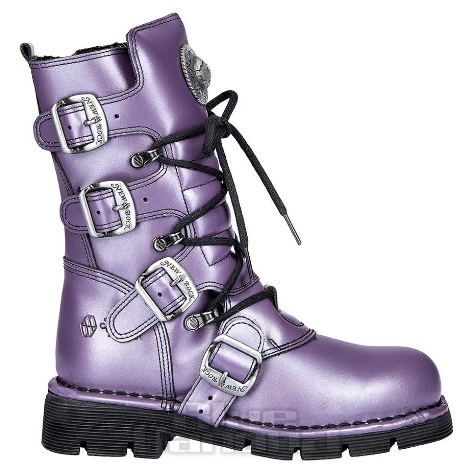 New Rock M.1473-S11 Boots (Purple)
