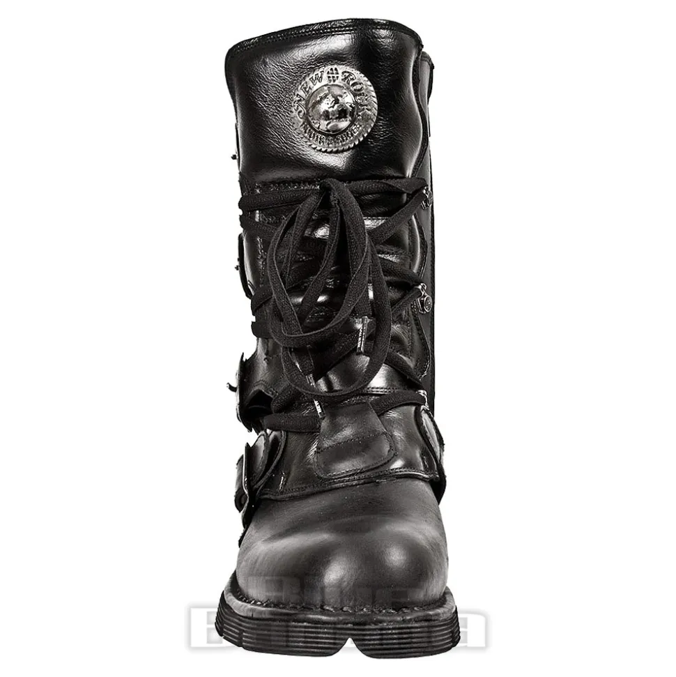 New Rock M.1473-S1 Comfort-Light Boots (Black)